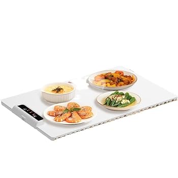 【中古】【未使用】TVT食品保温プレート 電気保温トレイ - 保温トレイ - - 食品 保温プレート - 加熱トレイ | シリコーン 電気式 10秒に急速加熱 卓上 保温トレイ