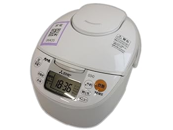 【中古】三菱電機 IHジャー炊飯器 5.5合炊き 白いこと NJ-NH106-W キッチン家電-炊飯器