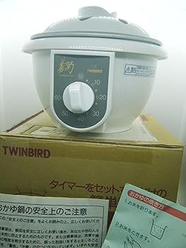 【中古】ツイン小鳥 TWINBIRD 明かりおかゆ鍋 花粥 RM-524W