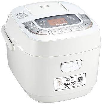 【中古】アイリスオーヤマ 炊飯器 マイコン式 3合 米屋の旨み ホワイト ERC-MB30-W