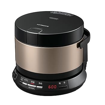 【中古】【未当て嵌める】日立 炊飯器 2合 IH式 おひつ御膳 RZ-BS2M N 赤銅色ゴールド 日本製 打込鉄釜 パウダーコンパクト 分かりやすい取り締まり