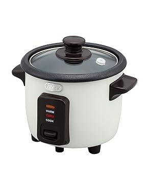 【中古】【Toffy/トフィー】 1.5合ミニライスクッカー K-RC1 (アッシュホワイト) コンパクト炊飯器 最短19分 保温モード ふっ素加工 ひとり暮らし レトロ