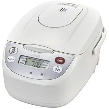 【中古】タイガー マイコン炊飯ジャー(5.5合炊き) ホワイトTIGER 炊きたて JBH-G102W|AJIMURA-SHOP
