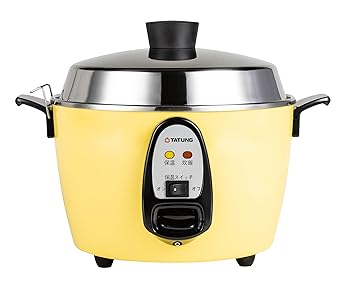 【中古】【TATUNG 堅苦しさ売りわたす店】一緒になる電鍋(灯し火釜) 炊飯器 6合 外鍋ステンレス鋼製ーきはだ色ー Ｍ大いさ 【決まり品】 家電-その他