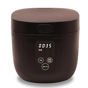 【中古】【未使用】多機能炊飯器 4合 マイコン式 マットブラウン 温度センサー搭載 9種類の充実のメニュー 炊飯/早炊き/お粥/スープ/煮るヨーグルトケーキ/蒸す/保|AJIMURA-SHOP