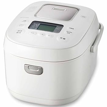 【中古】アイリスオーヤマ 炊飯器 5.5合 IH式 50銘柄炊き分け機能 極厚火釜 玄米 2022年モデル ホワイト RC-IKA50-W