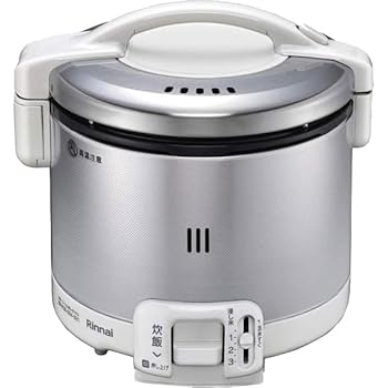 【中古】【未使用】【都市ガス用】リンナイ 0.5～3合 炊飯専用 ガス炊飯器 こがまる RR-030FS-A-W-12A13A (グレイッシュホワイト・都市ガス用)