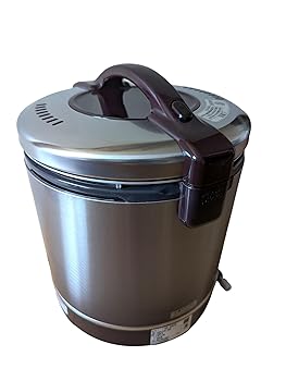 【中古】【未使用】リンナイ こがまるガス炊飯器「1.8L(2～10合)」ダークブラウン (LPG) RR-100FS_A__DB__LPG_