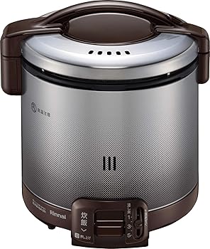 【中古】リンナイ こがまるガス炊飯器「0.9L(1～5合)」ダークブラウン (LPG) RR-050FS_A__DB__LPG_
