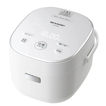 【中古】シャープ SHARP ジャー炊飯器 3合炊き ホワイト系 KS-CF05D(W)