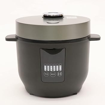 【中古】【ヒロ会社企業】コンパクトライスクッカー 3合炊き HK-RC03 WH/BK 炊飯器 (黒いこと)