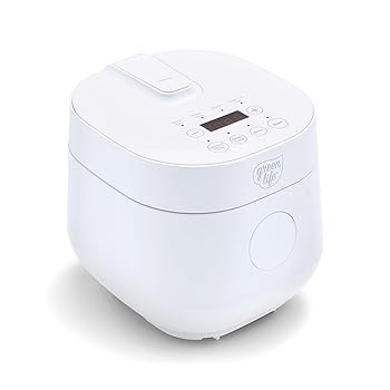 【中古】【未当て嵌める】GreenLife PFAS-Free, 4-Cup Rice Beans Oats and Grains Cooker, Healthy Ceramic Nonstick, Easy to Use Automatic Presets, Dishwasher Safe
