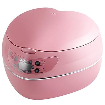 【中古】FUfIzU ピーチハート型炊飯器、スマート300W炊飯器、1.8L、1?3人用、ノンスティック鍋、恒温断熱材,ピンク