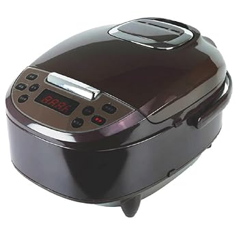 【中古】[大阪Deco]マイコン式 多機能炊飯器 5合炊き 炊飯ジャー 厚釜 5種類メニュー(白米/早炊き/無洗米/玄米/おかゆ) 蒸し料理 予約機能 12時間保温 着