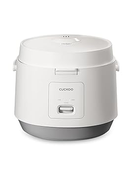 【中古】【未使用】Cuckoo CR-1095 10 Cups Basic Electric Rice Cooker and Warmer, Nonstick Inner Pot, White/Gray