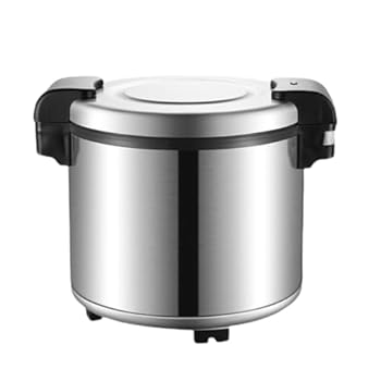 【中古】KCZZ 身寄り用炊飯器 お役目用灯し火保温桶 大静電容量23L 保温 ステンレス鋼バレル ノン突っ支い棒ラインドライヴ 焦げ付き押しとどめる食麺麭 米、蔬菜、肉 お役目用勝手もとや学