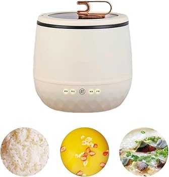 【中古】【未使用】1.8L ミニ炊飯器 炊飯器 一人暮らし コンパクトライスクッカー ミニ 多機能炊飯器 4つの便利なモード(ご飯、スープ、火鍋、おかゆを炊く) 保温&|AJIMURA-SHOP