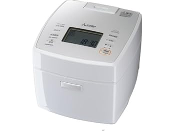 【中古】三菱電機 ジャー炊飯器 ダブル備長炭コート 熾火 炭炊釜 お米のうまみを引き出す「特許・連続沸騰」 (月白) NJ-VP10G-W|AJIMURA-SHOP