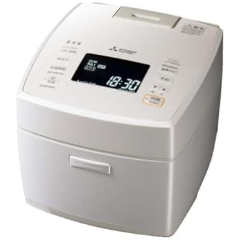 【中古】三菱電機 ジャー炊飯器 本炭釜 お米のうまみを引き出す「専売特許・年代順の継続煮えくり返る」 (白真珠) NJ-VW10G-W