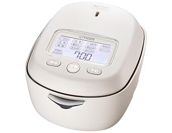 【中古】【未当て嵌める】タイガー魔法瓶 炊飯器 土鍋ご泡火炊き JRX-G060-WG [象牙色白いこと]