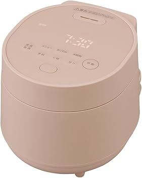 【中古】【未使用】ジャー炊飯器 3.0合 一人暮らし 極厚火釜 コンパクトサイズ おしゃれ ピーチピンク