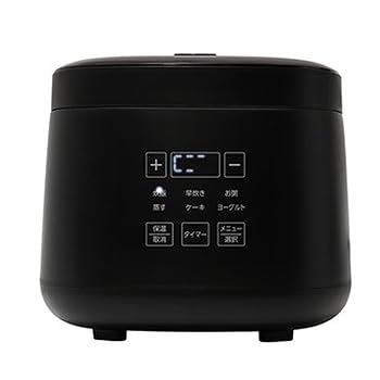 【中古】ROOMMATE コンパクト炊飯器 4合 HOKAHOKA炊き ブラック RM-218TE-BK