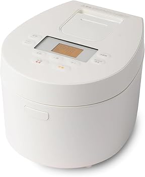 【中古】【未使用】炊飯器 5.5合 IH式 一人暮らし デザインタイプ 50銘柄炊き分け機能 極厚火釜 ヘルシーメニュー 低温調理機能 パン・ケーキ機能 ホワイトおしゃれ