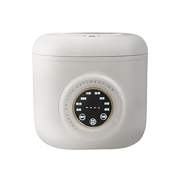 【中古】Quxxuol炊飯器 思わしい向け炊飯器、低熱量炊飯 、一人暮らし、フッ素無償性処理、上塗り剥がれにくい、パソコン式、タッチパネル、取って置くタイマ キッチン家電-炊飯器-家電