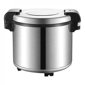 【中古】Hinniuy 業務用 炊飯器 ステンレス 電気炊飯器 大容量 23L こびりつかない 鍋 木目調 ステンレス 蒸し 健康食品 厨房 学生食堂 玄米 白米 100w 1