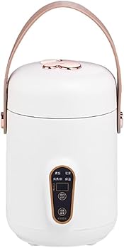【中古】ポータブル多機能電気シチュー鍋、健康を保つセラミック全自動家庭用電気カップポット、小さなミニお粥調理アーティファクト、自動予約900ml大容