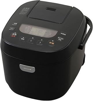 【中古】【未使用】炊飯器 10合 1升 マイコン式 40銘柄炊き分け機能 極厚火釜 玄米 ブラック