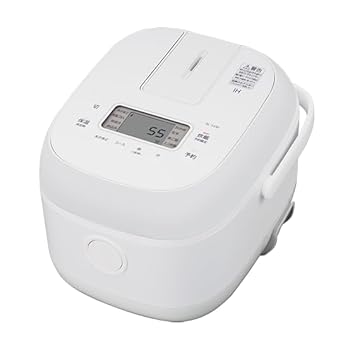 【中古】【セット品】IH炊飯器 RC-5XW ホワイト 3合炊き 1台・ボタン電池 LR41H 1個（ジェネリック）