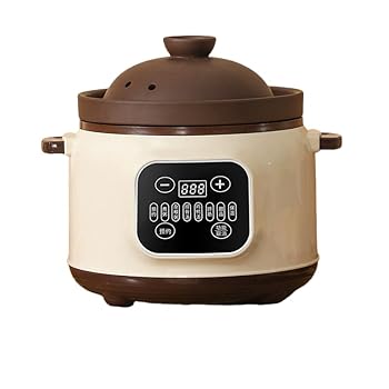 【中古】COMEDYKING電気シチューポット全自動スープポット1.8L/3.8Lインテリジェント操作パネル予約保温全自動キッチン電気シチューポットセラミック自動