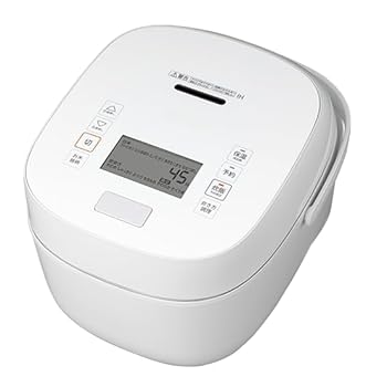 【中古】【未使用】【安心の日本製・5年延長保証付！・セット品】真空圧力IH 炊飯器 10合炊き RC-18KGW グランホワイト 1台・ボタン電池 LR41H（ジェネリック）