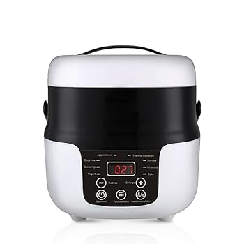 【中古】YQW 車用炊飯器 大型トラック 多機能車用炊飯器 ミニ 車自動運転ツアー 車と家庭両用 (12V-24Vユニバーサル,2L)