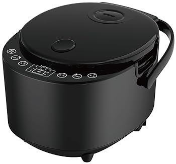 【中古】[東京Deco] 多機能炊飯器 5合炊き 炊飯ジャー 厚釜 マイコン式 ブラック 5種類メニュー(白米/早炊き/無洗米/玄米/おかゆ) 予約機能 12時間保温