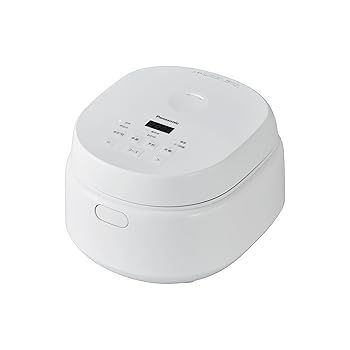 【中古】パナソニック 炊飯器 5.5合 黒角厚釜 コンパクトデザイン ホワイト SR-A110D-W|AJIMURA-SHOP