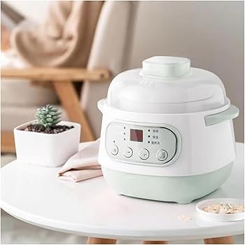 【中古】kxptso 家庭用多機能スマート炊飯器 (1L、スマート予約＋タイマー) 電気鍋・電気煮込み鍋・セラミックスープ鍋 家庭用焦げ付き防止ミルク鍋 自動