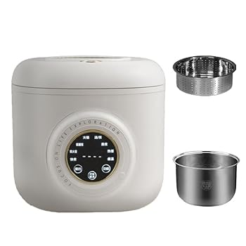 【中古】思わしい向け炊飯器 糖質とり捨てる/ロカボ炊飯器 キロカロリー約50％オフ 3L炊き相応う 陶器鍋/ステンレス鋼鍋 フッ素製作なし パソコン式 タッチパネル操