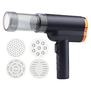 【中古】【未使用】S-DEAL 電動パスタマシン | 自動パスタマシン,持ち運び可能なコードレス調理器具 手軽に使える家庭用キッチンツール 野菜準備と料理に最適