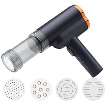 【中古】【未使用】Fonney 電動パスタマシン - ノードルマシン - 5種類のアクセサリー付きコードレス調理器具で食品ピザキッチン野菜準備をサポート