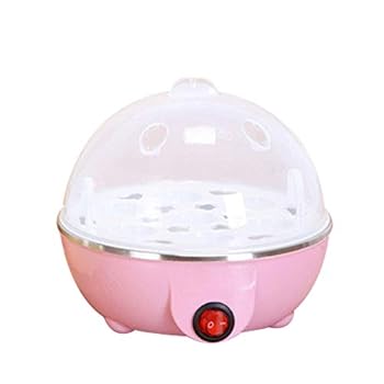 【中古】GDDZA 炊飯器ボイラー急速加熱ステンレス鋼スチーマーパン調理ツールは、ポータブル7卵容量をキッチン