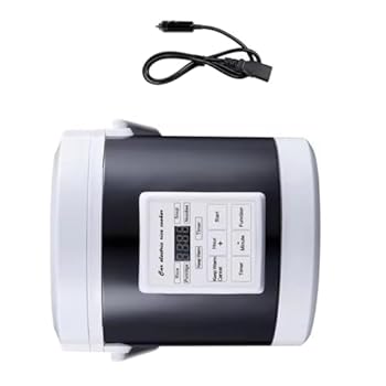 【中古】【未当て嵌める】携帯型12V/24V手っ取り早い暖める炊飯器炊飯器車炊飯器車と身寄りでの当て嵌めるに適しています 炊飯器-キッチン家電