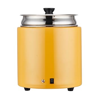 【中古】Suzapiw電子保温スープポット、水を加えないステンレス製魔法瓶、電気スープポット、セルフサービススープポット、一定温度朝食スープお粥ポット