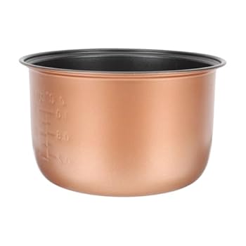 【中古】【未当て嵌める】2L 灯し火炊飯器内鍋 ノン突っ支い棒炊飯器内鍋 大きさ18.50X18.50X10.80糎/7.27X7.27X4.24インチ