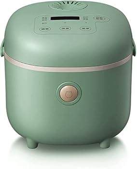 【中古】3Lレトログリーンライス炊飯器ノンスティックインナーポット自動小銃煮炊き機関を備えた生あたたかい命のせんたくの飾り気の無いな掃き出す1?3人