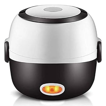 【中古】【未使用】電動ランチボックスポータブル多機能ミニ炊飯器、1.2Lの食品加熱蒸し器米炊飯器卵蒸し