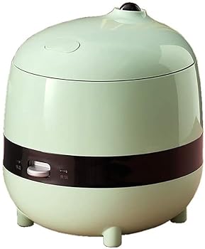 【中古】ミニキュートライス炊飯器身寄り用ノンスティックライス炊飯器1-2人の悧巧のワンキークッキングと自動小銃熱保護すること1.2L-200W、緑であること 炊飯器-キッチン家電