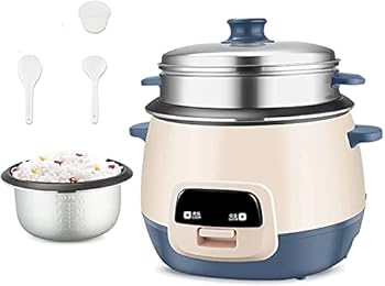 【中古】暖かい機能を備えたライス炊飯器と蒸し器自動調理ノンスティックインナーポットは米と蒸気の健康食品&野菜を作る、3L