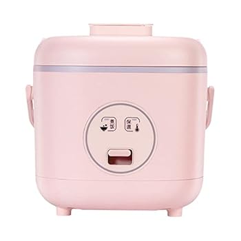 【中古】Keep-Warm役立つこと240Wを備えたミニ炊飯器、1?2人の目的の焦げ付き添い人のない上塗りなし、1.2L、サクラ色